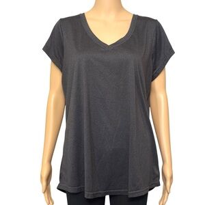 Xersion Top Woman’s XL gray with yellow logo